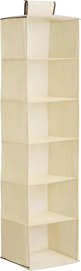 Classic Premier Housewares 6-Section Hanging Garment Organiser - CreamAbout ThisOverview Fast