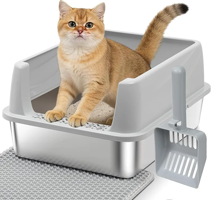 Efficient Stainless Steel Litter Box Dependable
