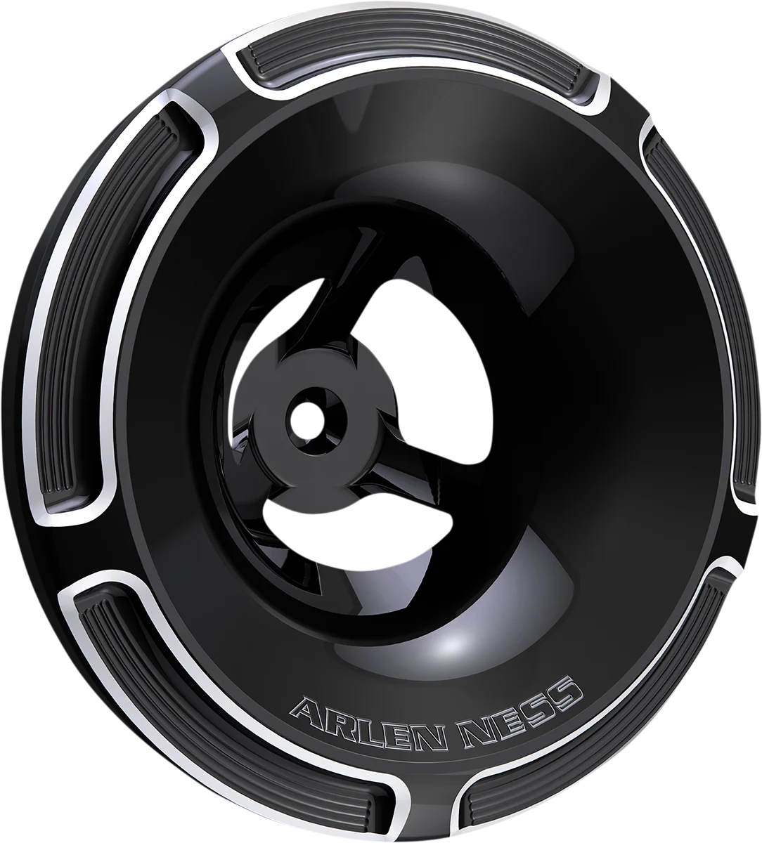 Selected ARLEN NESS Velocity Air Cleaner Cover - Beveled - Chrome 601-003 Detailed