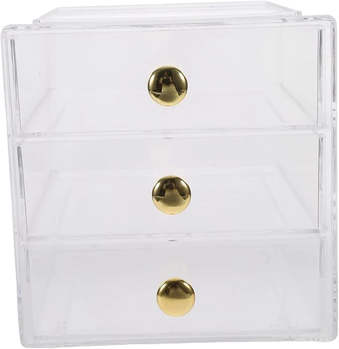 Healthy Clear Drawer Organizer Stackable Storage Box for Desktop for Cosmetics Jewelry Office Supplies and More Design for Easy Sorting and AccessAbout ThisOverview Pure