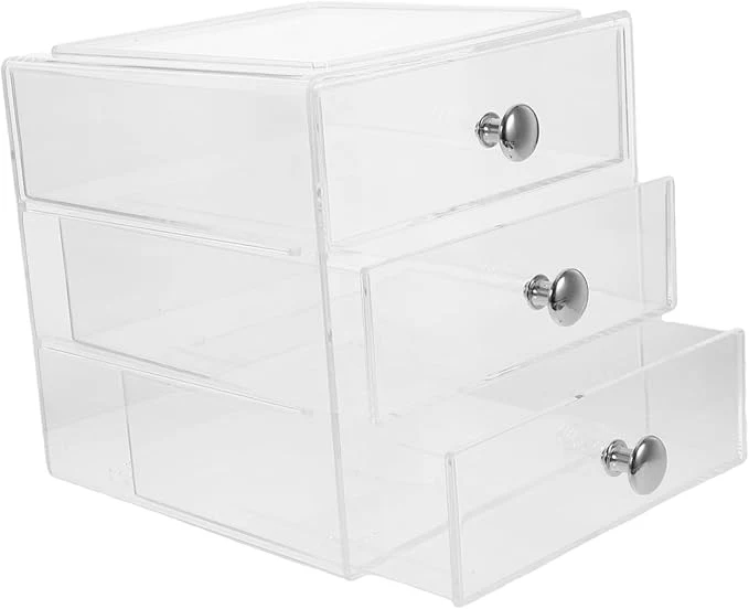Authentic Three-layer Drawer Storage Box Desk Top Organizer Divided Containers Jewelry OrganizerAbout ThisOverview Environmentally Friendly