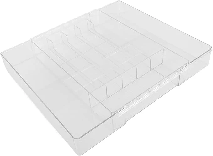 Recyclable Cabilock Organizer Expandable Cutlery Drawer Organizer Acrylic Serving Utensils Case for KitchenAbout ThisOverview Reliable