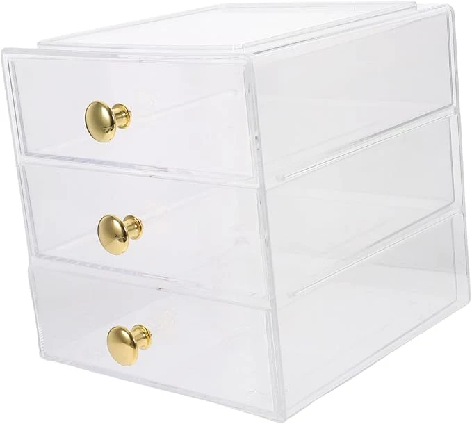 Verified Storage Box Drawer Organizer Desktop Makeup Organizer Desk Storage Box Minimalist Design Easy to Clean Sturdy MaterialAbout ThisOverview User-Friendly
