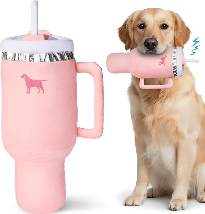 Authentic Pup Cup Tumbler Dog Toy – Cute Girl Dog Toy Easter Birthday Gift Prestigious