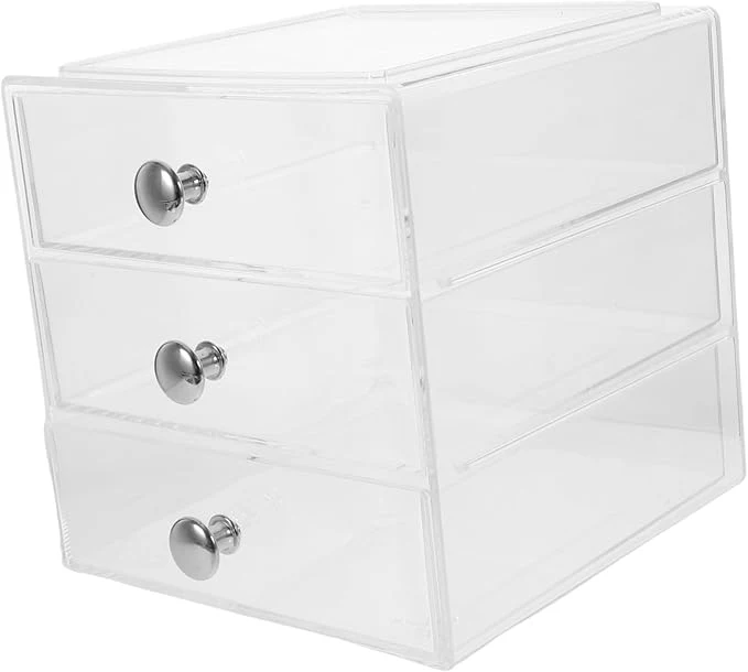 Flexible Clear Drawer Organizer for Makeup Jewelry Office Supplies Multi-use Storage for Neat and Efficient OrganizationAbout ThisOverview Unique