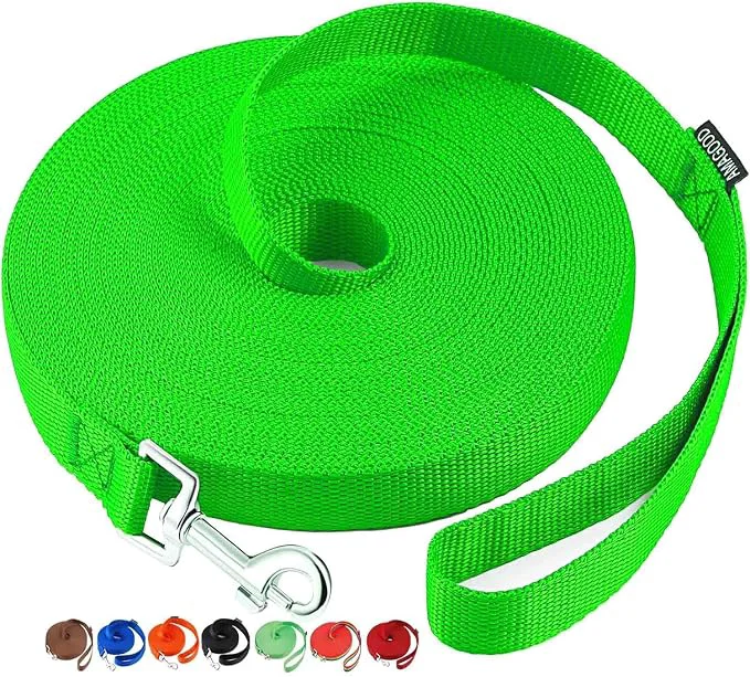 Artisan AMAGOOD Dog Puppy Obedience Recall Training Agility Lead-15 ft 20 ft 30 ft 50 User-Friendly