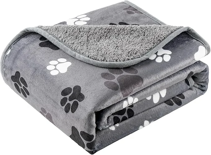 Quality Waterproof Dog Blankets Pet Blanket 60 x80 Soft Fluffy Sofa Car Bed Protector Functional