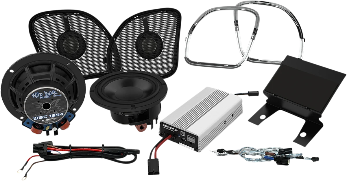 Efficient WILD BOAR AUDIO 400W Amp Speaker Kit - FLT WBARG KIT.2R Casual