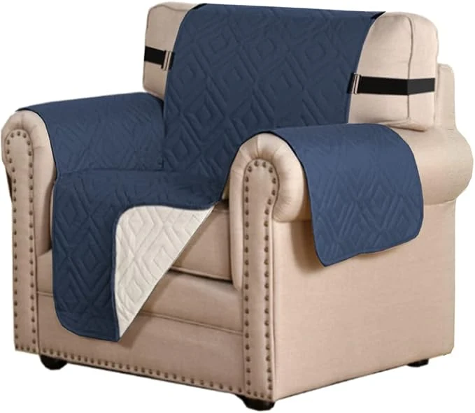 Versatile H.VERSAILTEX Reversible Chair Cover Furniture Protector Anti-Slip Couch Cover Functional
