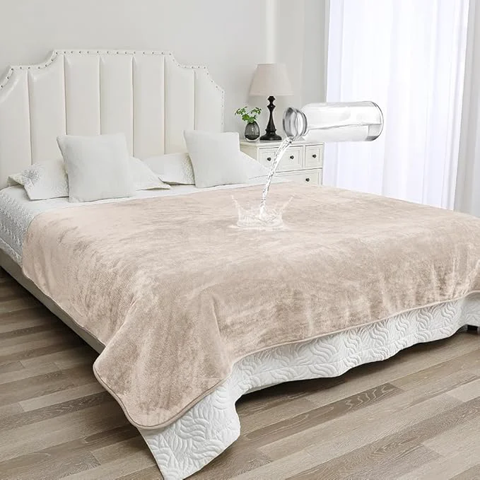 Easy-to-Use Waterproof Bed Blanket Casual