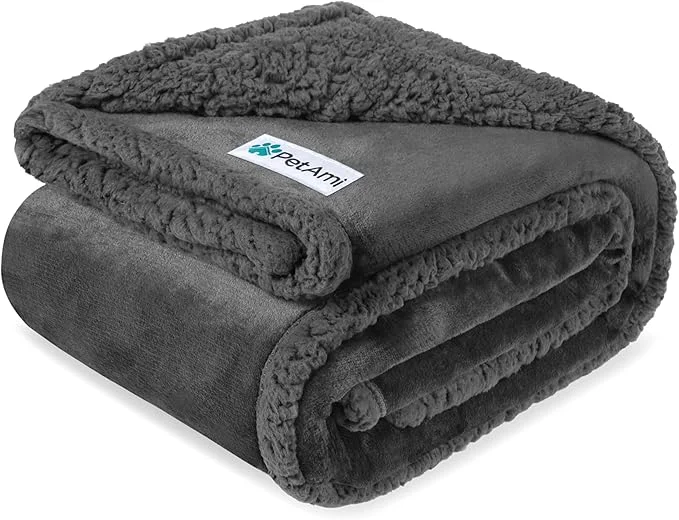 Reusable PetAmi Waterproof Dog Blanket for Medium Large XL Dog Puppy Cat Throw for Couch Eco-Friendly