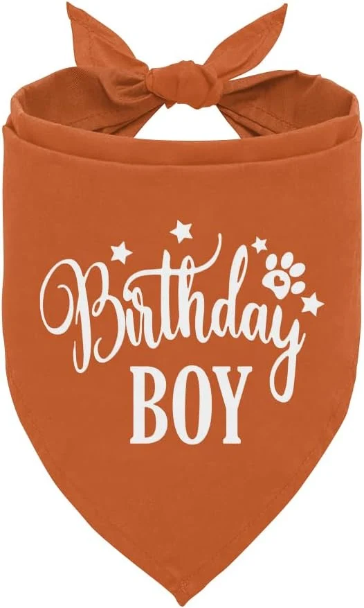Top-Quality Birthday Boy Dog Bandanas Exceptional