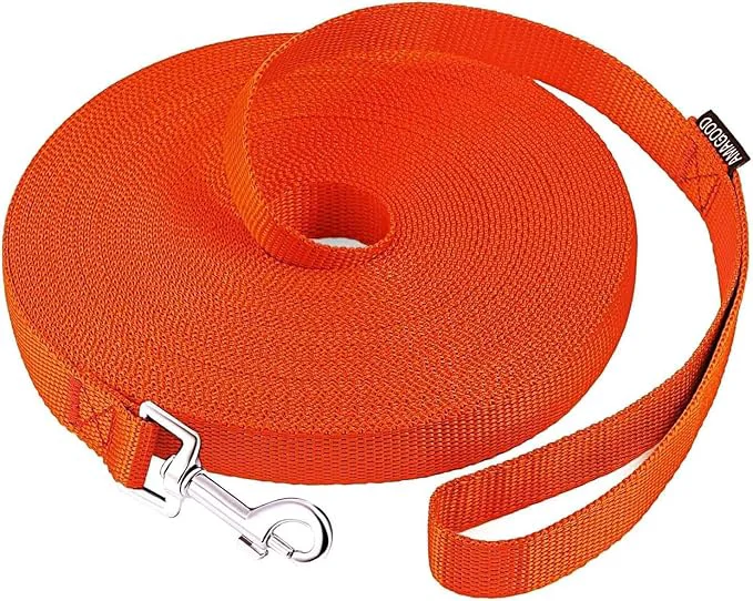 Casual AMAGOOD Dog Puppy Obedience Recall Training Agility Lead-15 ft 20 ft 30 ft 50 User-Friendly