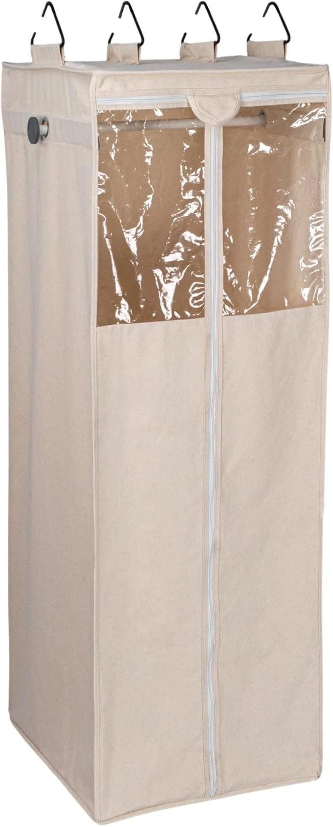 Detailed Household Essentials Cedarline Hanging Wardrobe Heavy-Duty Cotton Canvas Breathable Versatile NaturalAbout ThisOverview High-Quality