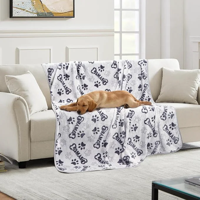 Consistent Dog Blankets for Large Dogs Upgraded Dog Cat Flannel Blankets Washable Responsible