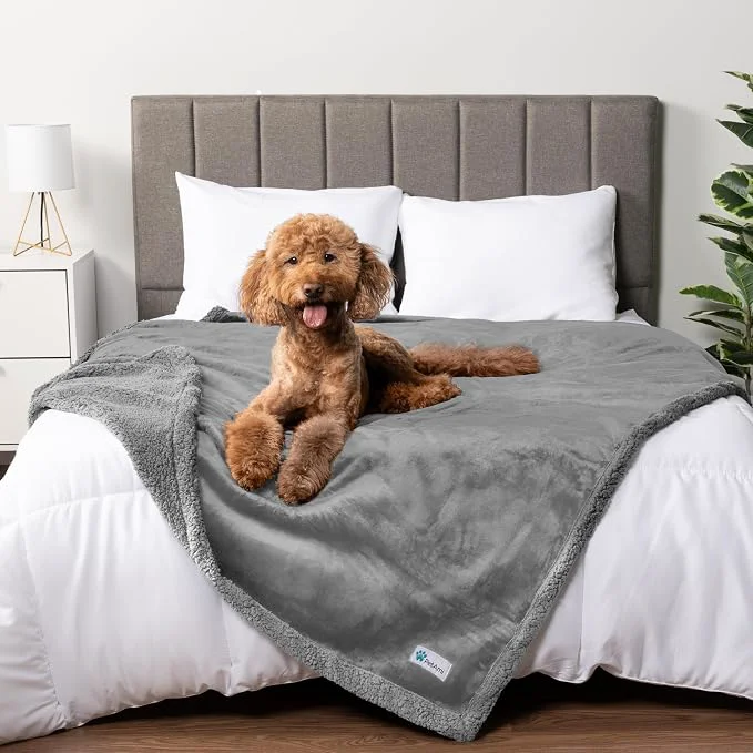 Genuine PetAmi Waterproof Dog Blanket for Queen Bed Large XL Dog Throw for Couch Cover Long-Lasting
