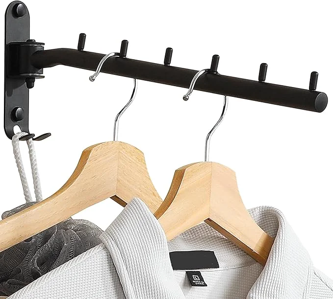 Effective Alise Wall Mounted Drying Rack Swivel Clothes Drying Rack Stainless Steel Space Saving Clothes Hanger Rack Heavty Duty Clothes Wall Drying Rack for Laundry Closet Bedroom Bathroom Matte BlackAbout ThisOverview Selected