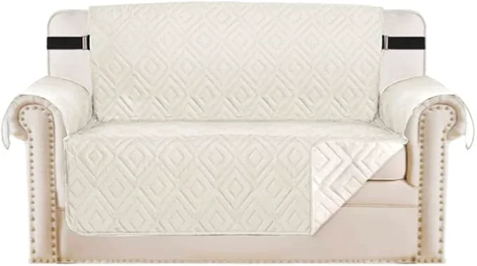 Healthy H.VERSAILTEX Reversible Loveseat Cover Furniture Protector Anti-Slip Water Smart