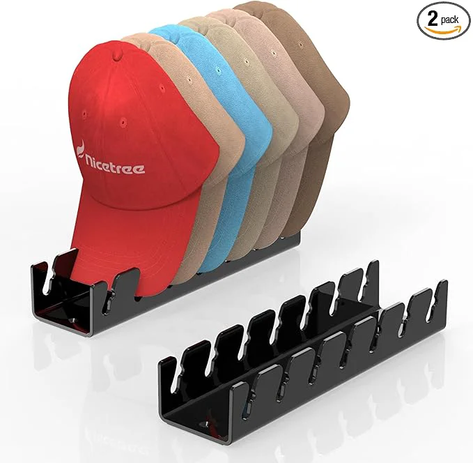 Reliable Nicetree Hat Organizer for Baseball Caps 2 Pcs No Install Acrylic Hat Racks for 14 Baseball Caps Storage Hat Stand for Caps Display and Organizer for Dresser Bedroom Closet OfficeAbout ThisOverview Clean
