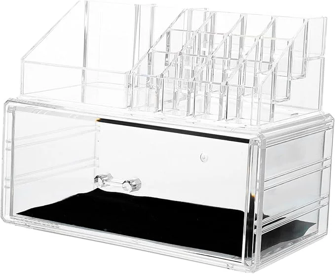 Outstanding Angoily Makeup Storage Organizer Box Acrylic Case Organizer Cosmetic Storage Case Display Lipstick Foundation OrganizerAbout ThisOverview Authentic