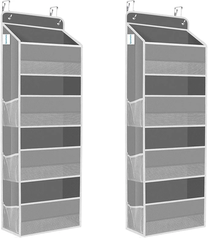 Green 2 Pack Over The Door Organizer Hanging Storage Organizer with Clear Window 40lb Ultra Sturdy Large Capacity Room Organizer for Pantry Laundry Bathroom Nursery Closet Grey About ThisOverview Professional