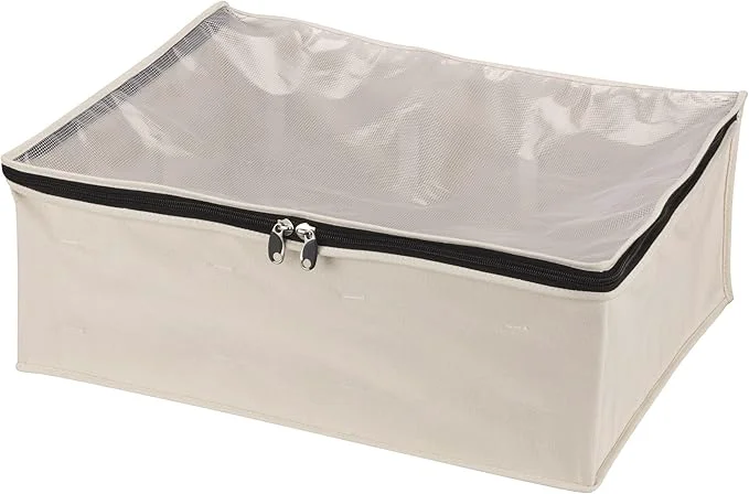 Dependable Household Essentials 3364-1 Cotton Canvas Blanket Storage Bags Natural Off-WhiteAbout ThisOverview Classic