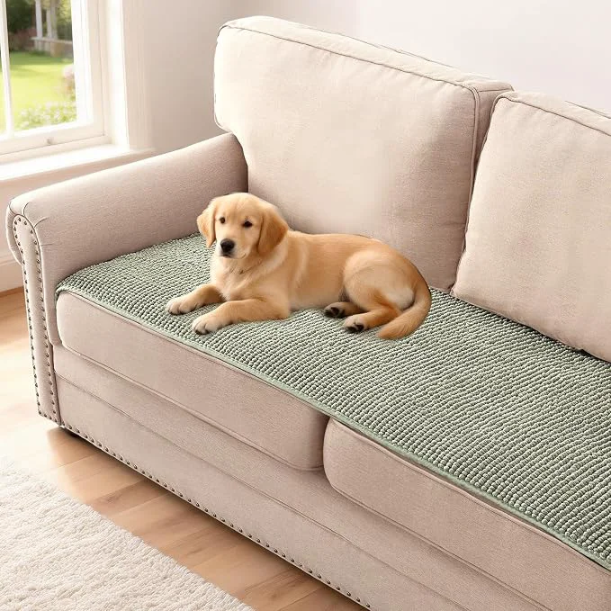 User-Friendly H.VERSAILTEX Plush Chenille Couch Cover Certified