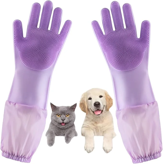 Casual Dog Washing Gloves Pet Grooming Gloves Safe