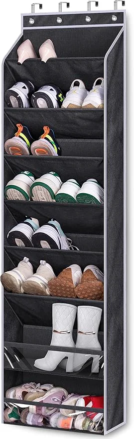 Elite KEETDY Over The Door Shoe Rack for Door Fit 20 Pairs Sneakers Large Hanging Shoe Organizer for Closet Storage Boots BlackAbout ThisOverview Eco-Friendly