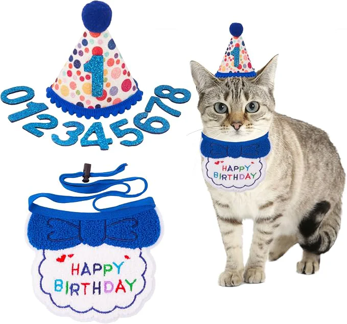 Relaxed ADOGGYGO Cat Birthday Party Supplies World-Class