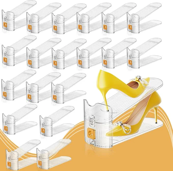 Innovative Shoe Slots Organizer for Closet Shoe Stacker Organizer Double Layer S Prestigious