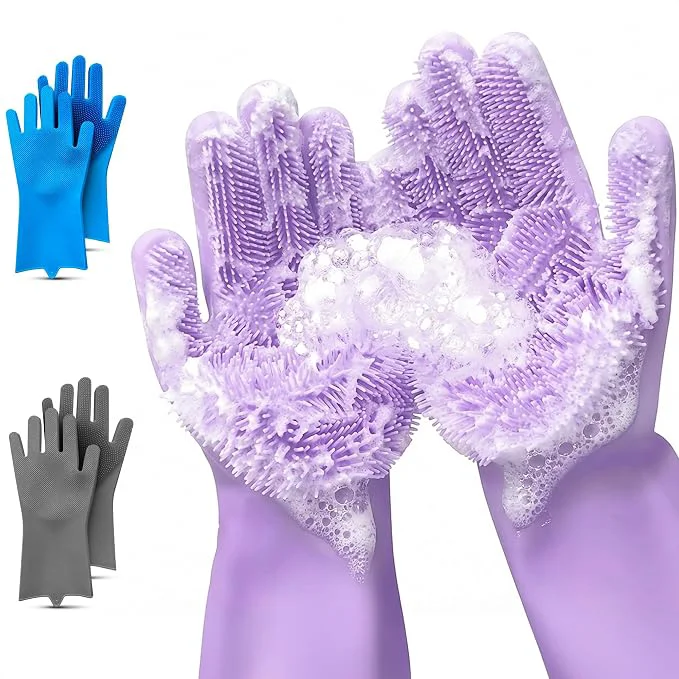 Fine Crafted ALPENKOK Silicone Dish Gloves Clean