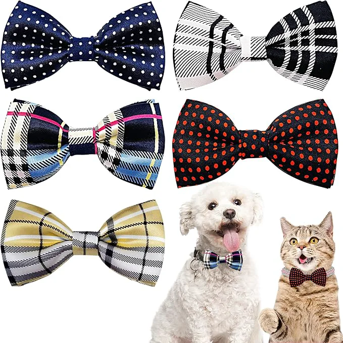 User-Friendly PET SHOW Pet Small Dogs Collar Embellishment Attachment Bow Ties Puppies Cats Smooth