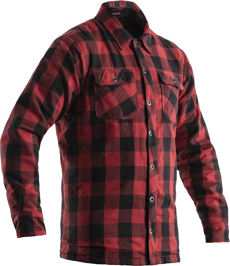Organic Kevlar Lumberjack Ce Shirt Red Check Textile Lg User-Friendly