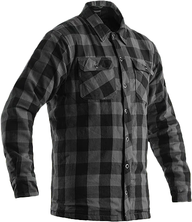 Smooth Kevlar Lumberjack Ce Shirt Grey Check Textile Sm Luxury