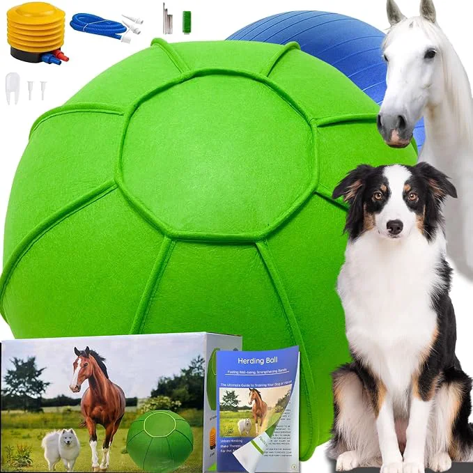 Sustainable Herding Ball for Dogs Dual Layered Herding Dog Ball Set for Australian Shepherd Functional