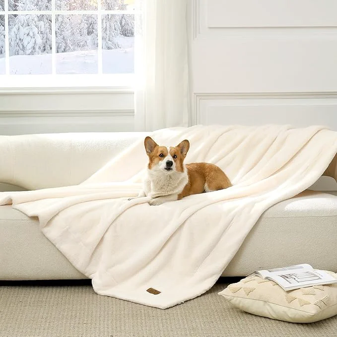 Fast Waterproof Pet Blanket Ultra Soft Luxury Faux Fur Throw Blanket Elite