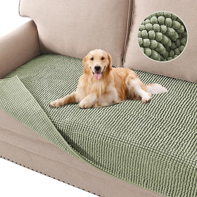 Advanced H.VERSAILTEX Plush Chenille Dog Bed Cover Thick Soft Sofa Covers Loveseat Cover Contemporary