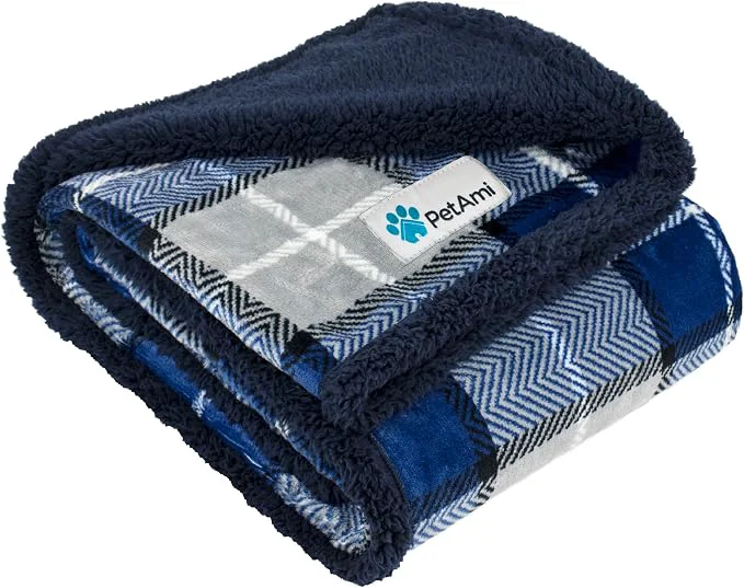 Quality PetAmi Dog Blanket for Bed XL Pet Blanket Large Dogs Fleece Furniture Couch Authentic