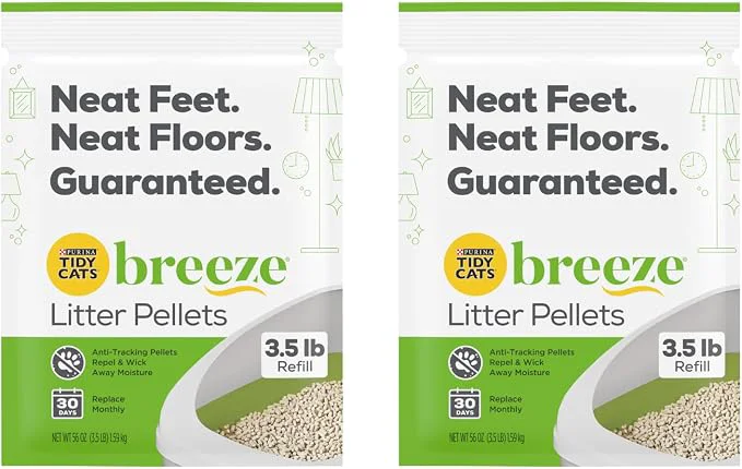 Stylish Purina Litter Tidy Cat Breeze Pellets 3.5 lb 2 Packs Limited Edition Elite