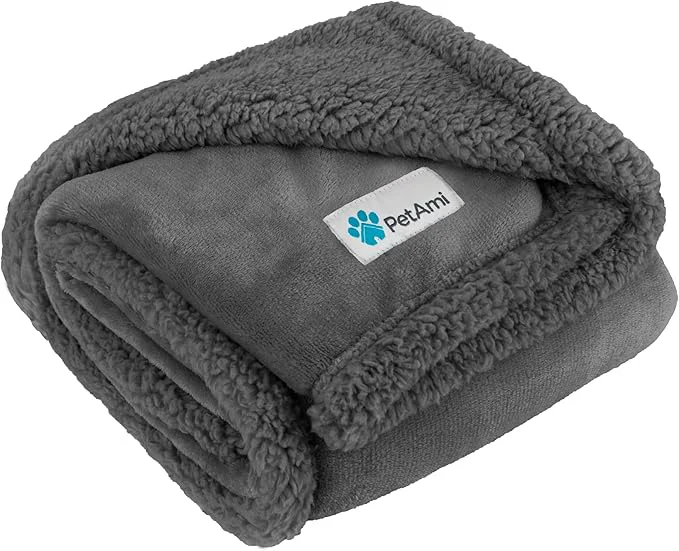 Trendy PetAmi Dog Blanket for Bed XL Pet Blanket Large Dogs Fleece Furniture Couch High-Quality