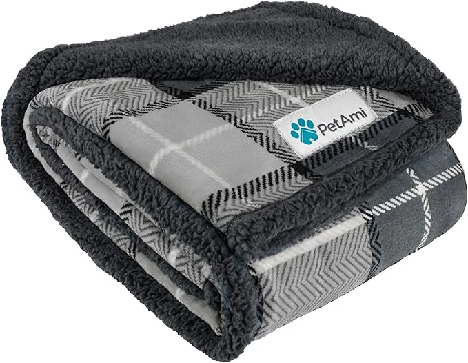 Recyclable PetAmi Dog Blanket for Bed XL Pet Blanket Large Dogs Fleece Furniture Couch Traditional