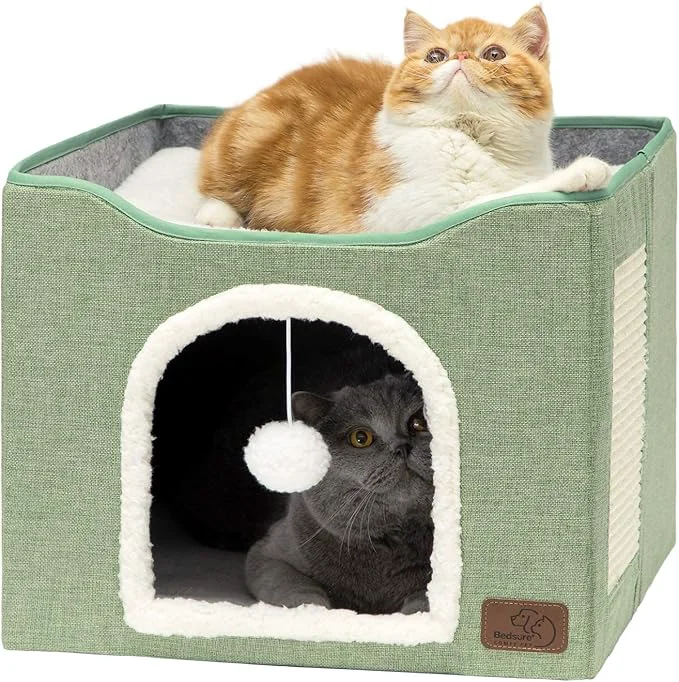 Eco-Friendly Bedsure Cat Beds for Indoor Cats Casual