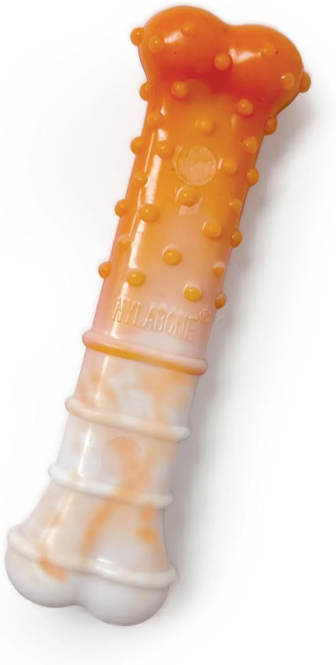 Expertly Made Nylabone Limited Edition 70th Birthday Textured Bone Power Chew Toy Superior