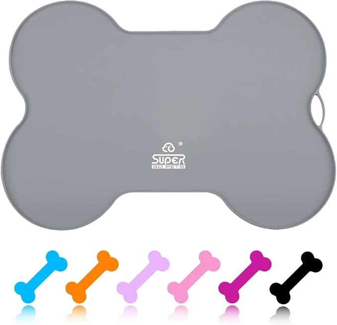 Unique Super Design Dog Food Mat Dog Bowl Tray Detailed