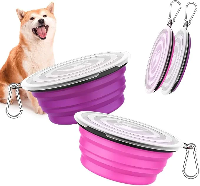 First-Class Pawaboo Collapsible Dog Bowls 2 Pack Silicone Feeding Watering Bowls Optimized