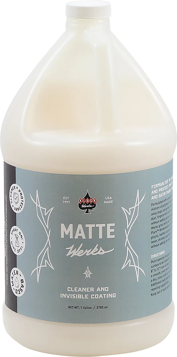 World-Class KLOCK WERKS Matte Werks - 1 U.S. gal. KWK-MATTE-GAL Consistent