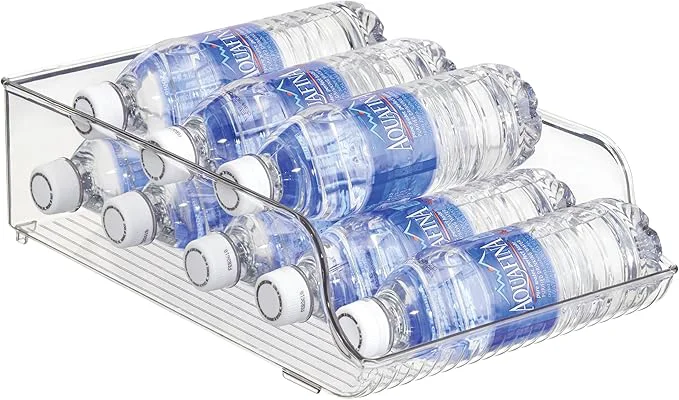 Fine iDesign Water Bottle Organizer for Fridge or Pantry - Clear - Made in USAAbout ThisOverview Lightweight