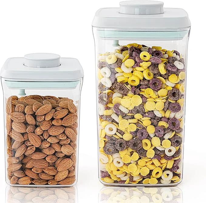 Top-Quality Pop Airtight Containers for Food Storage Leakproof Air Tight Containers Pantry Storage Containers with Lids - Set of 2 2.0Qt 0.9Qt About ThisOverview Practical