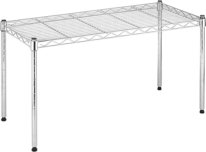 Refined Whitmor Wire Shelving Unit Metal Storage Shelves Durable Heavy Duty Shelf Easy Assembly for Pantry Kitchen Garage Plant 14 x 30 x 15 About ThisOverview Natural
